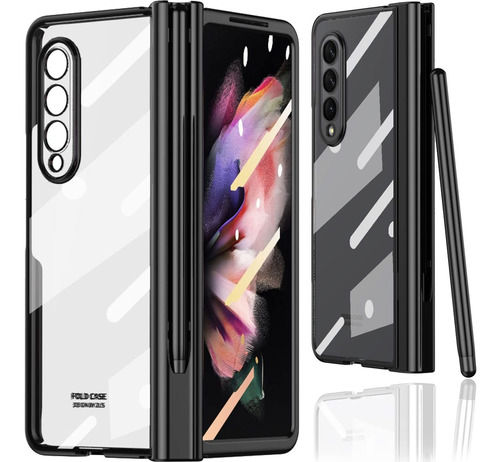 Funda Para Samsung Galaxy Z Fold 3 Boligrafo + S Pen Soporte