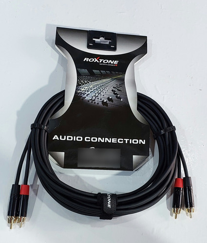 Cable Rca A Rca Doble De Audio Roxtone Premium De 6 Metros