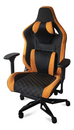 Silla Gamer Armor Titan Profesional Negro Naranjo