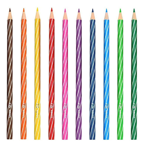 Lápis De Cor Cis Spiro Estojo Com 24 Cores