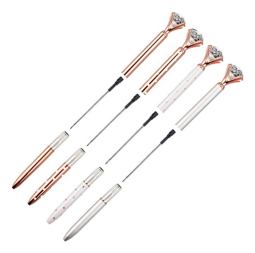 Longkey Diamond Pens Bolígrafo Diamante Cristal Grande Metal