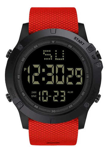 Reloj Hombre Digital Silicona Cronometro Alarma Fecha