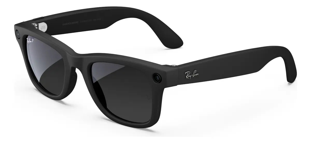 Anteojos de Sol Ray-Ban Meta Wayfarer RW4006 Negro Mate