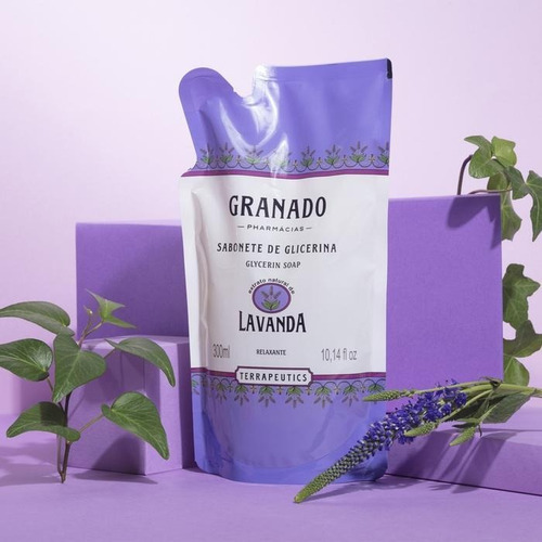 Refil Sabonete Líquido Granado Lavanda 300ml