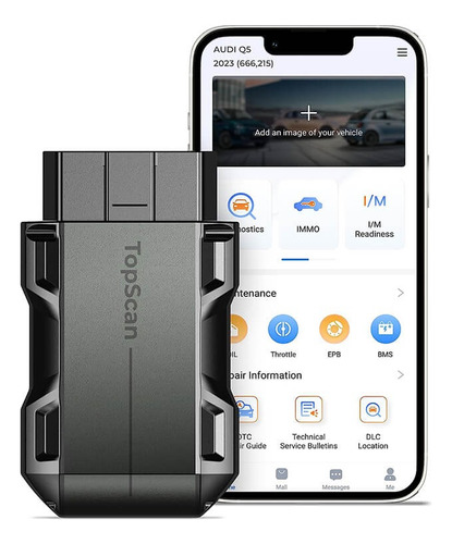 Interfaz Automotriz Topscan Pro Topdon Ios Android Bidirecc