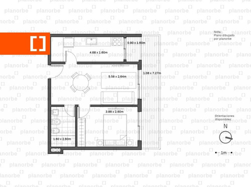 Venta De Apartamento Obra Construcción 1 Dormitorio En Pocitos Nuevo, Arenas 26 Unidad 602