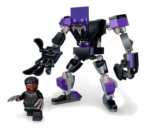 Lego Avengers Armadura Robótica De Pantera Negra 124 Pcs