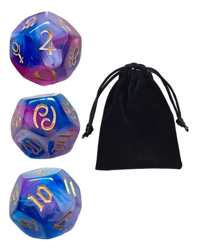 6 X 3x12 Caras Astrología Signos Dados Constelación Dados