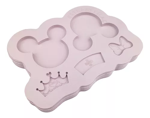 Molde de Silicone para Resina Ratinhos Fofinhos - 2 cavidades (4,5 cm) -  Estúdio Lilac - Moldes de Silicone para Resina