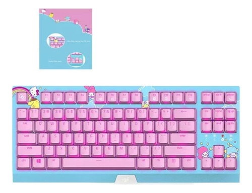 Teclado Sanrio Hello Kitty Para Juegos De 87 Teclas Office