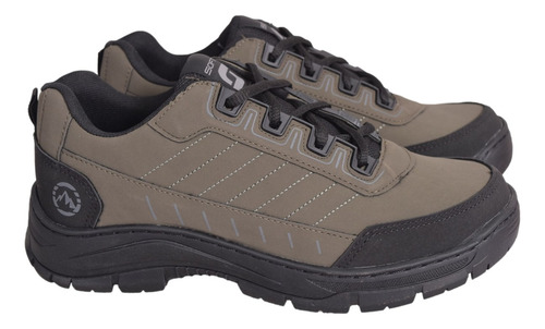Zapatillas Hombre Soft Lennox Trekking Cordón Cosidos 877