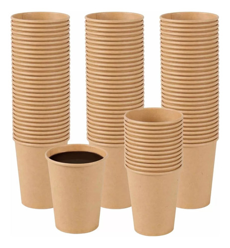 Vaso Polipapel Kraft 12oz X 100 Unidades