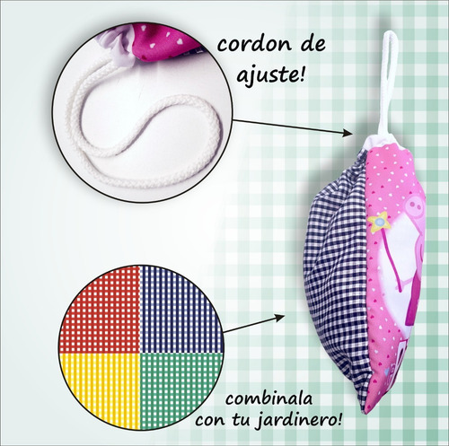Imagen 3 de 4 de Bolsa De Merienda Personaliza Para Jardin, Pintores, Tunicas