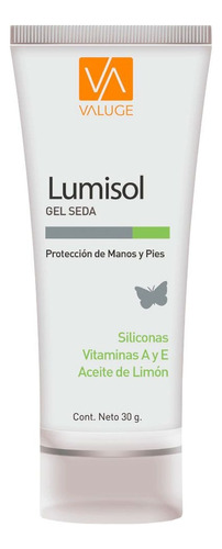  Valuge Lumisol Gel Seda Para Manos Y Pies X 30 Gr