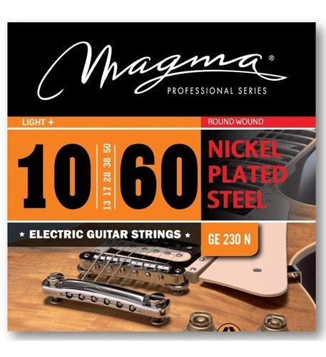 Encordado Guitarra Electrica Magma Nickel 7c .010 Ge230n