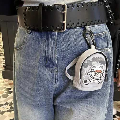Pop Mart Hirono Monedero Mini Bag Blind Box Negro