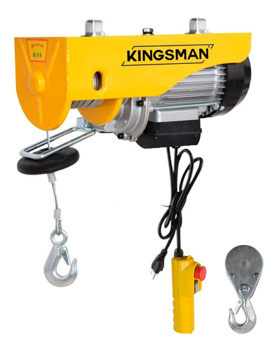 Polipasto Electrico Kingsman 274445 Cable 20m Carga 200 A 400 Kilos 110v