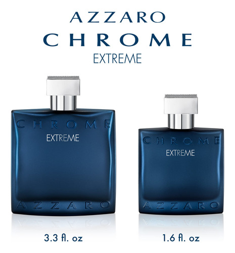 Perfume Azzaro Chrome Extreme Eau De Parfum Para Hombre, 100