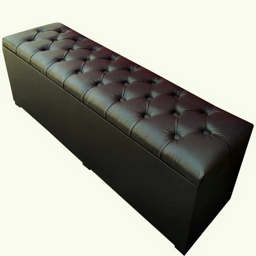 Imagen 3 de 4 de Baulera Capitone 140cm Talampaya 2 Plazas Premium Envio Grat