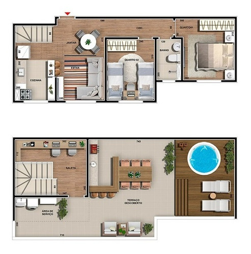 Imagem 4 de 20 de Apartamento À Venda, 2 Quartos, 1 Vaga, São Damião - Vespasiano/mg - 3105