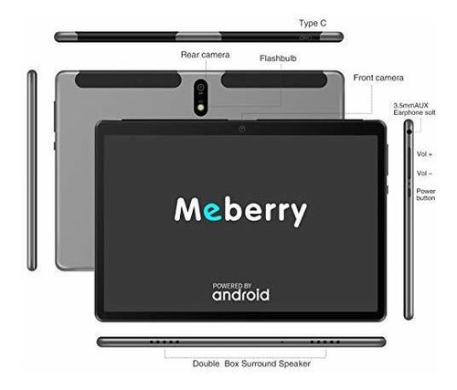 Imagen 2 de 7 de Tableta Android 10.0: Meberry 10 Ultra-fast 4gb / Ram, 64gb
