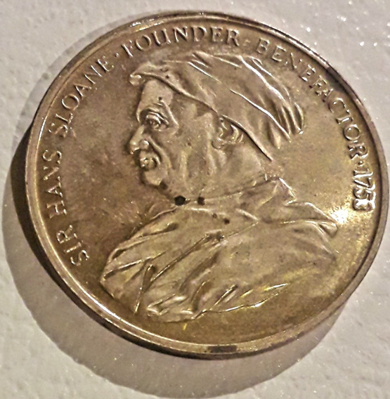 Medalla British Museum Sir Hans Sloane Benefactor 1753 | MercadoLibre