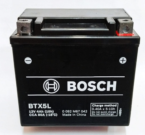 Bateria Bosch Btx5l Ytx5lb Ytx5 Lb Titan 150