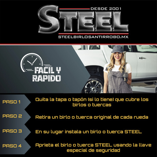 Tuercas Seguridad Antirrobo Lexus Lc 2024-2025