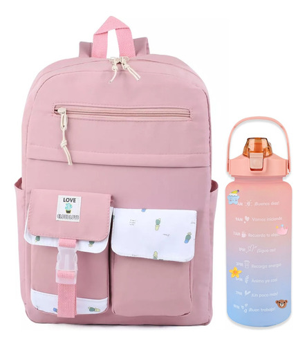 Mochila Escolar Primaria Secundaria Antirrobo Regalo Para Niños Niñas Bolsa Infantil Kawaii Impermeable Para Estudiantes Correas Acolchadas Ajustables