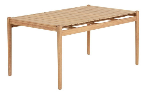 Mesa De Madera Simja By Promobel Color de la tapa Natural