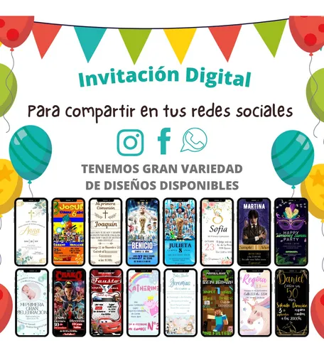 Tarjeta Digital Invitación Baby Shower Ciervo Tierno
