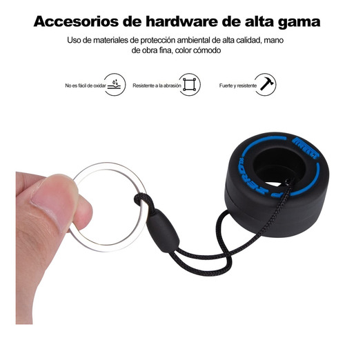 Llavero De Llanta De Carreras F1,mini Llavero De Llanta De 5