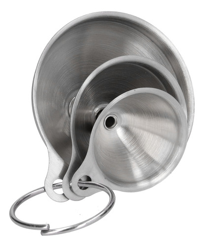 Embudos, Embudo De Acero Inoxidable Para Llenar Botellas, Em