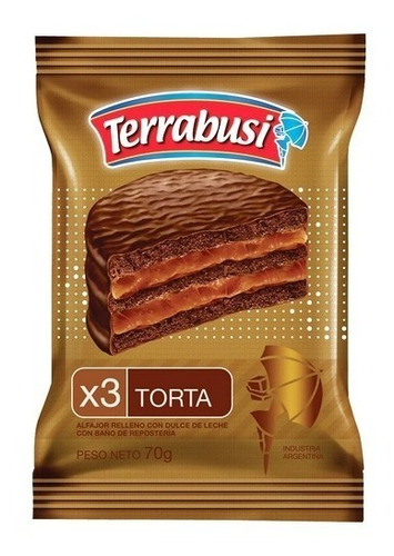 Alfajor Terrabusi Torta (pack X10un) - Barata La Golosineria