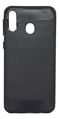 Funda P/ Samsung M20 Protector Celular Tpu Fibra De Carbono