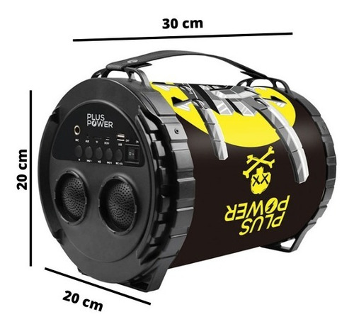 Bocina Portátil Bluetooth Plus Power Pp-bbt3