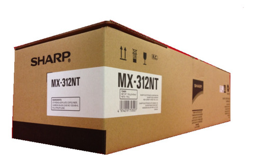 Toner Negro Sharp Mx-312nt25.000 Copias