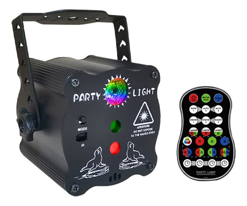 Party Dj Disco Light Usb Recargable Rgb Led Strobe Etapa