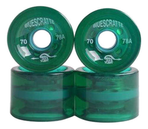 Ruedas De Monopatín Longboard Pu 78a De 70 Mm Por Paquete