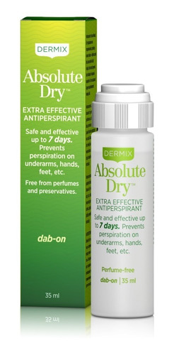 2 X Absolute Dry Antitranspirante Sudor Hiperhidrosis