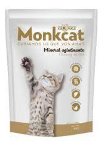 Arena Aglomerante Para Gatos Monkcat 4 Kg
