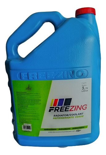 Refrigerante Verde Liquido De Radiador  Freezing 3,79l