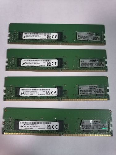 Memoria Ram Ddr4 Ecc 8gb Servidor Hp Proliant 360 380 G10 (Usado)