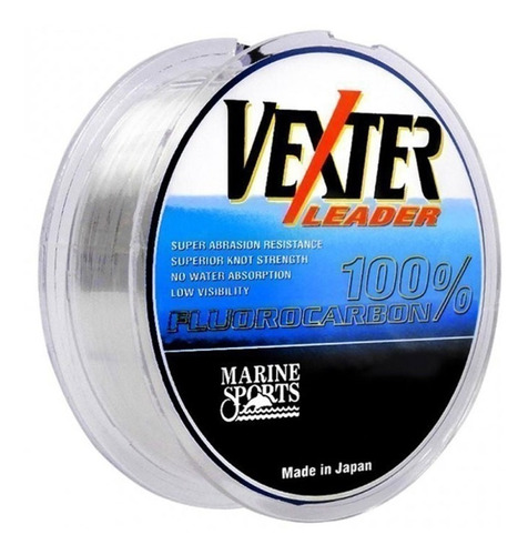 Tanza Fluorocarbono Leader Vexter 0.42mm Marine Sports 