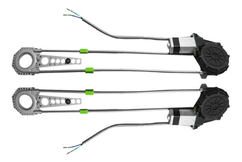 Imagen 2 de 11 de Kit Levanta Cristales Vidrio Universal Electrico 2 Puertas