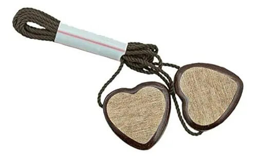 Escapularios Collar Católico Con Cordón Marrón Y Madera De I
