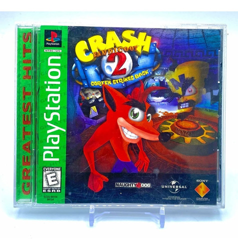 Juego De Play1  Crash Bandicoot 2 Cortex Strikes Bac Ps1