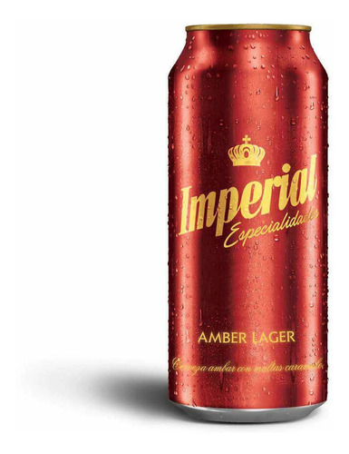 Cerveza Imperial Amber Lager Roja Lata 473ml - Pack X6