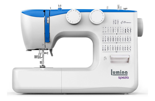 Máquina de coser recta Lumina Spezia portable azul 220V