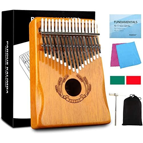 Kalimba De 17 Teclas, Fácil De Aprender, Piano De Dedo...